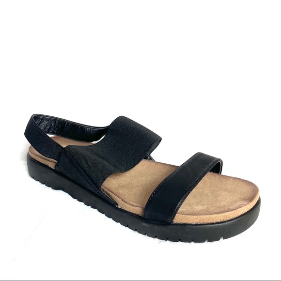 Nature Breeze Brown Black Classic Foot Sandal - Picture 1 of 7